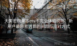 天美密桃果冻mv不完全体验说明：新用户最容易遇到的问题与应对方式