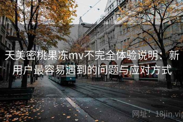 天美密桃果冻mv不完全体验说明：新用户最容易遇到的问题与应对方式