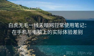 白虎无毛一线天暗网日常使用笔记：在手机与电脑上的实际体验差别