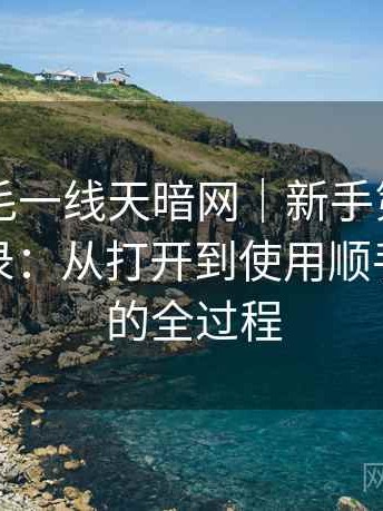 白虎无毛一线天暗网｜新手第一次接触的记录：从打开到使用顺手所经历的全过程