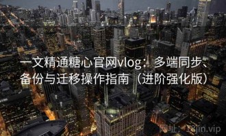 一文精通糖心官网vlog：多端同步、备份与迁移操作指南（进阶强化版）