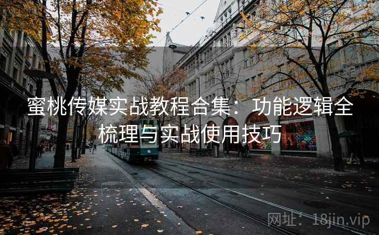 蜜桃传媒实战教程合集：功能逻辑全梳理与实战使用技巧