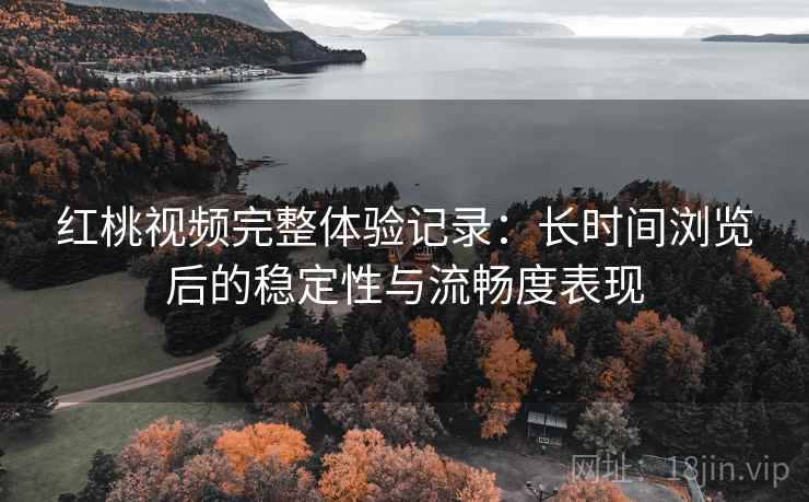 红桃视频完整体验记录：长时间浏览后的稳定性与流畅度表现
