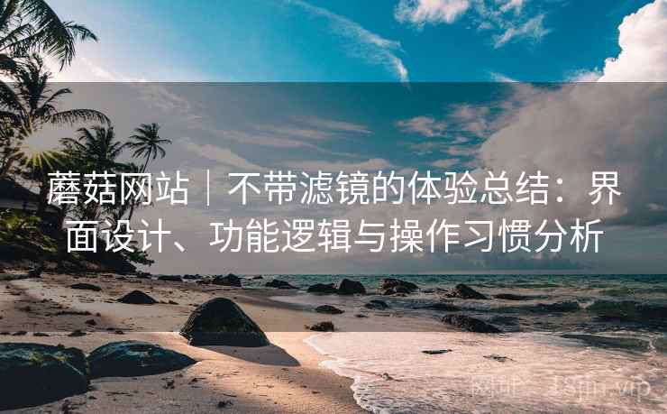 蘑菇网站|不带滤镜的体验总结:界面设计、功能逻辑与操作习惯分析 蘑菇网站|不带滤镜的体验总结:界面设计、功能逻辑与操作习惯分析