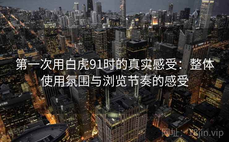 第一次用白虎91时的真实感受:整体使用氛围与浏览节奏的感受 第一次用白虎91时的真实感受:整体使用氛围与浏览节奏的感受